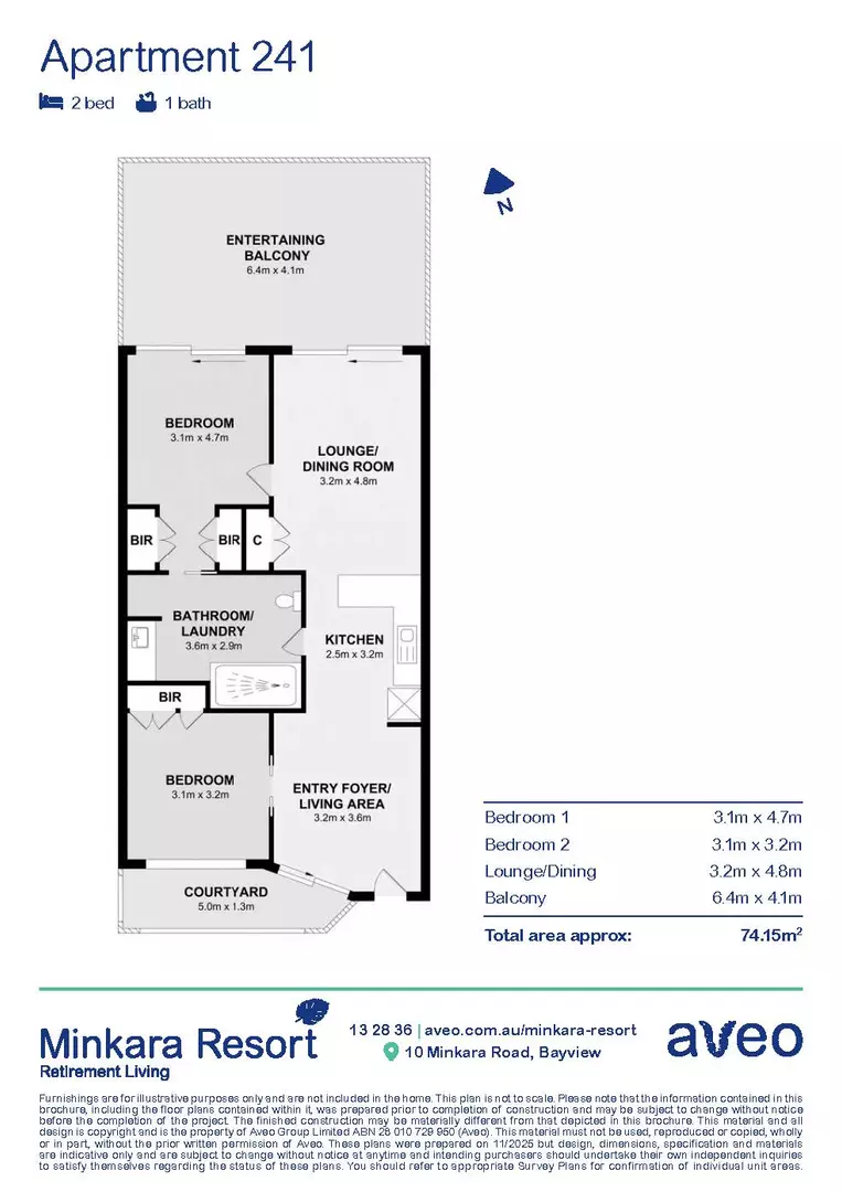 241/10 Minkara Road Bayview, NSW 2104