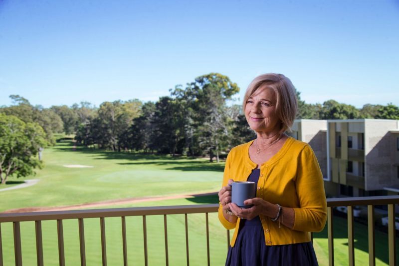 Type D - Enjoy lush green views down the ninth fairway