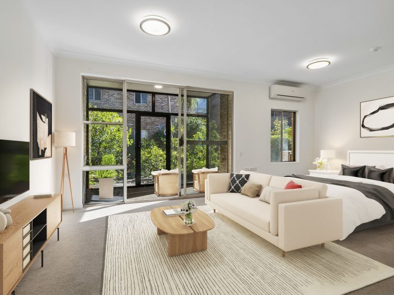 Bright living with a lovely view