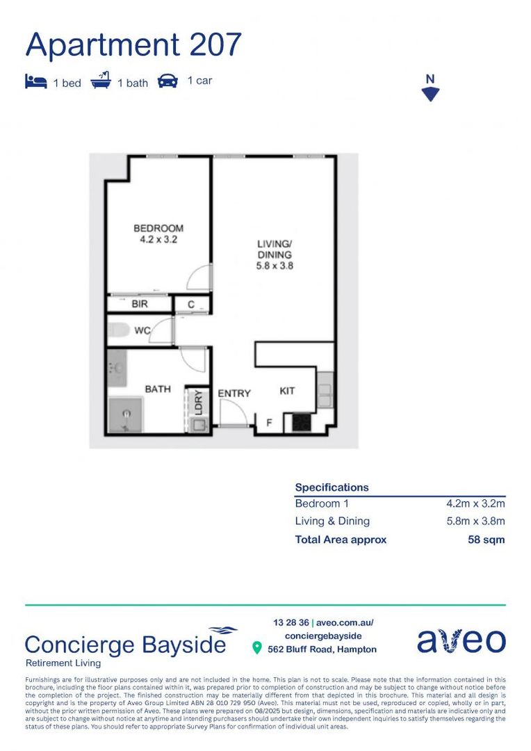 Spacious one-bedroom first-floor apartment