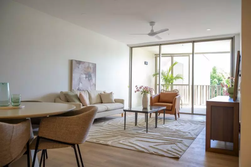 A prefect location to watch the sunset and the green suburb of Corinda