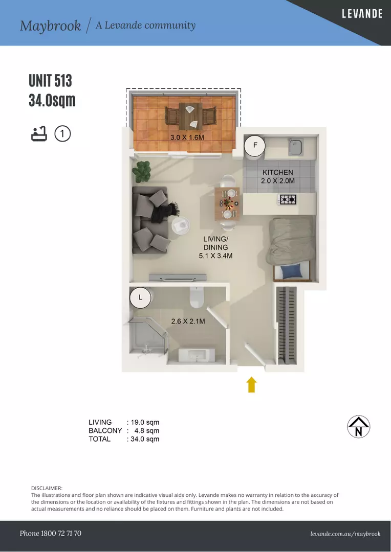 513/6 Jersey Place, Cromer