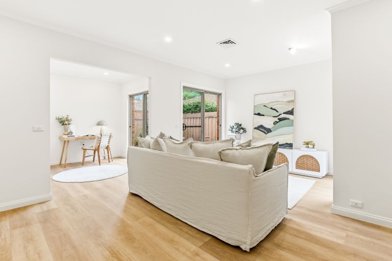 Enjoy park views and privacy in this 2-bedroom villa
