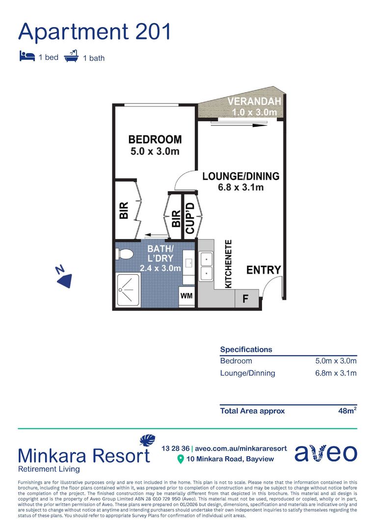 Charming ground-floor one-bedroom apartment
