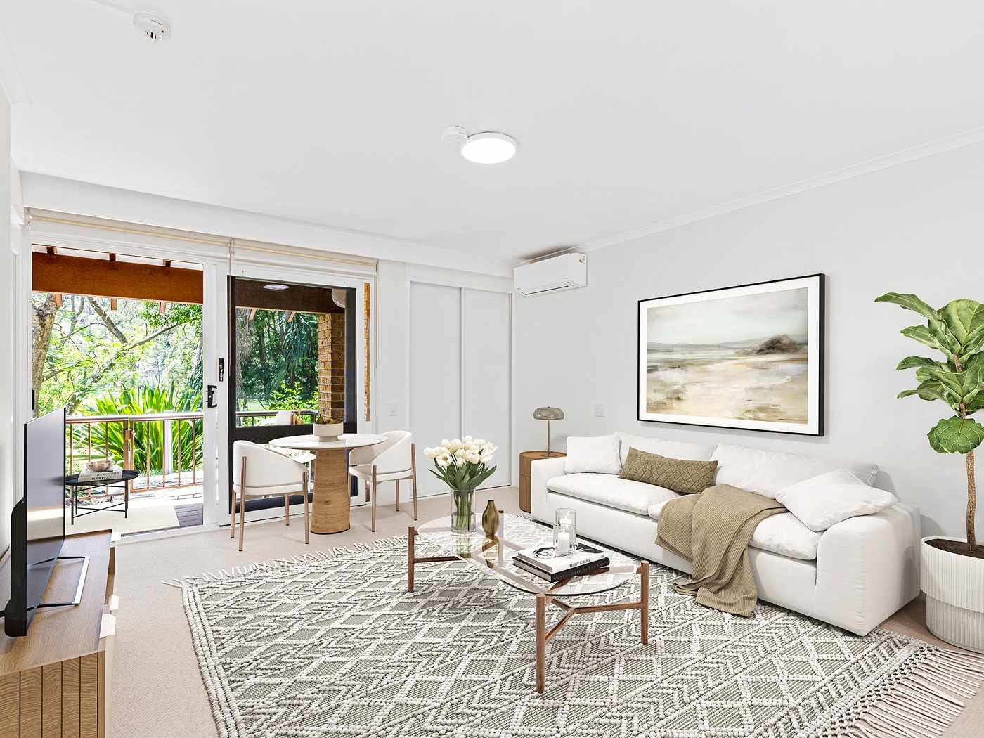 Refurbished One Bedroom Unit with Private Balcony and Golf Course Views