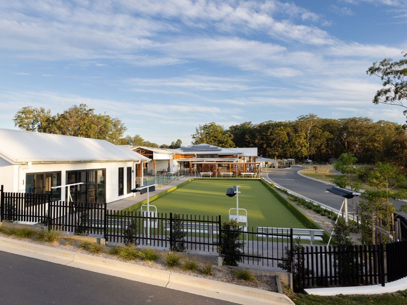 Nestled among beautifully landscaped grounds