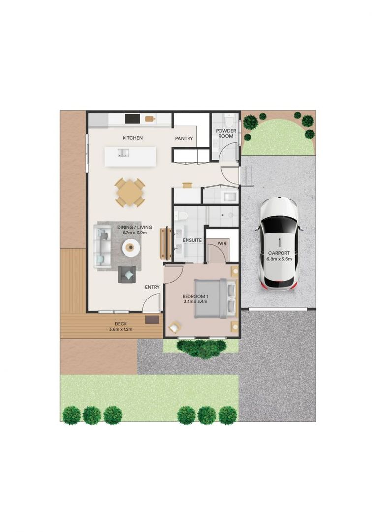 Lifestyle Communities Phillip Island - A smart, stylish one-bedroom retreat near the park