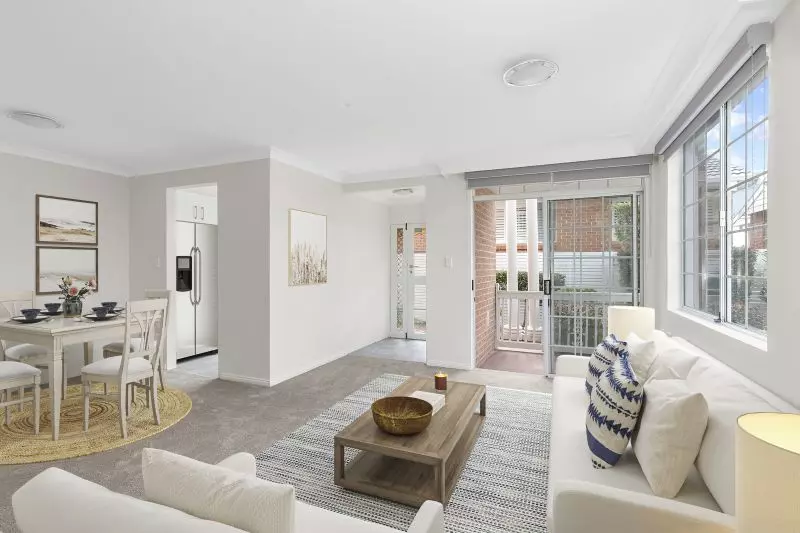 Newly renovated spacious ground floor unit in ideal location.