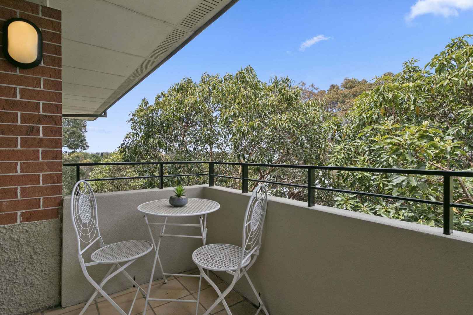 Freshly Renovated with Leafy Balcony Views