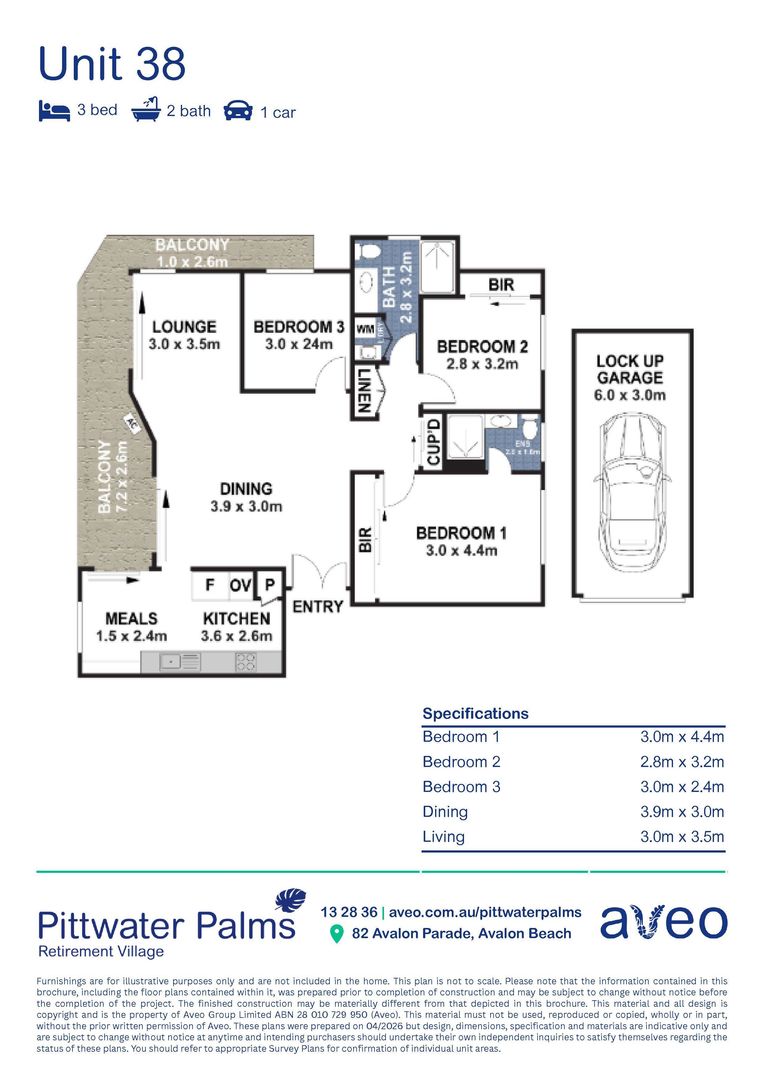 Expansive 3-Bedroom Retreat. A Rare North-Facing Gem