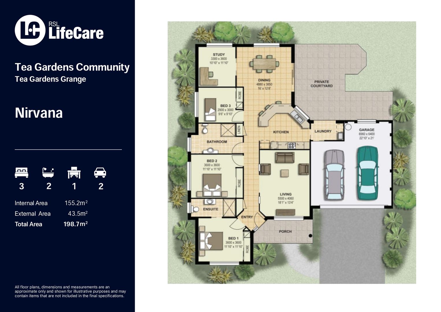 Spacious and Modern 3 Bedroom Home with Double Garage - Home 14 Nirvana