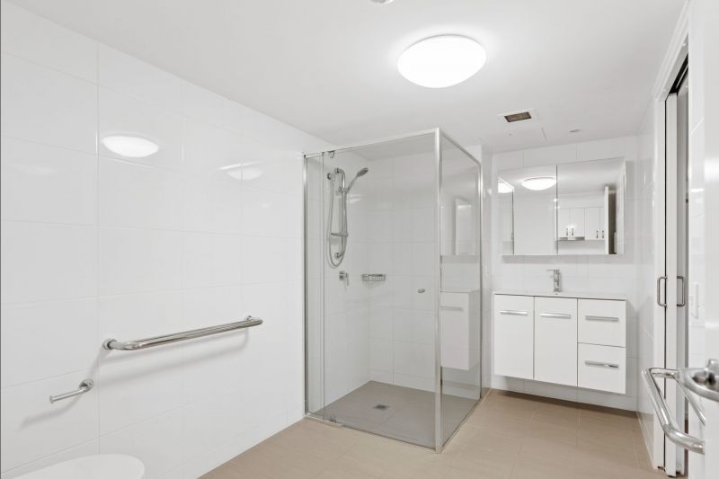 Two-bedroom apartment with spacious private patio