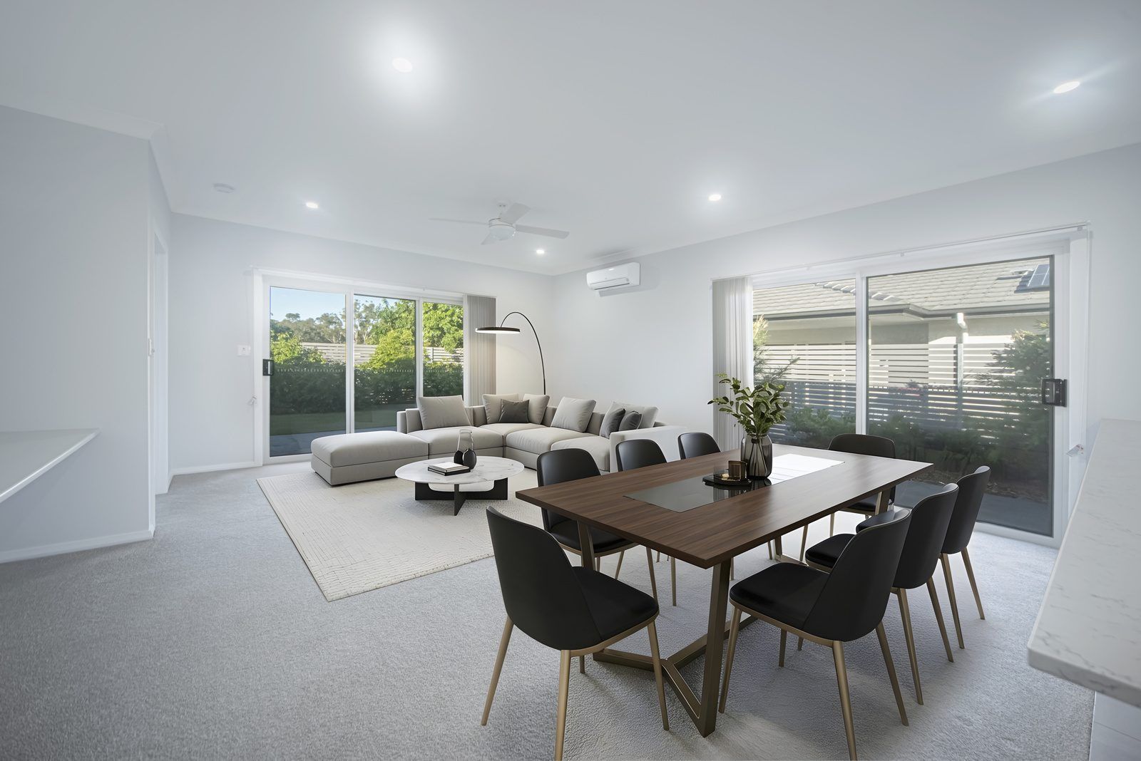 Brand new spacious two-bedroom villa, close to the community village