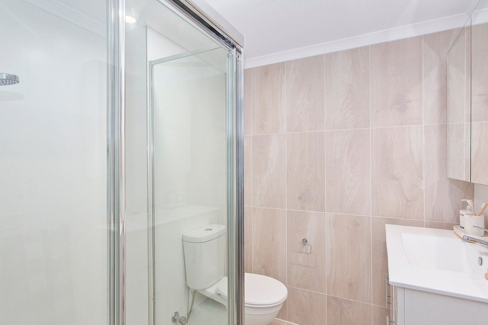 Studio apartment with a private covered patio