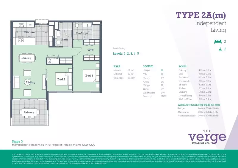 Top Floor Golf Course Views