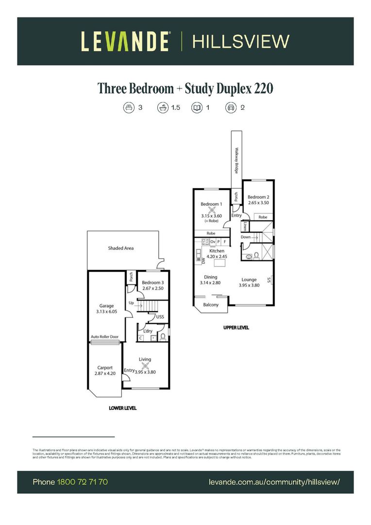 Three Bedroom + Study | Villa 220