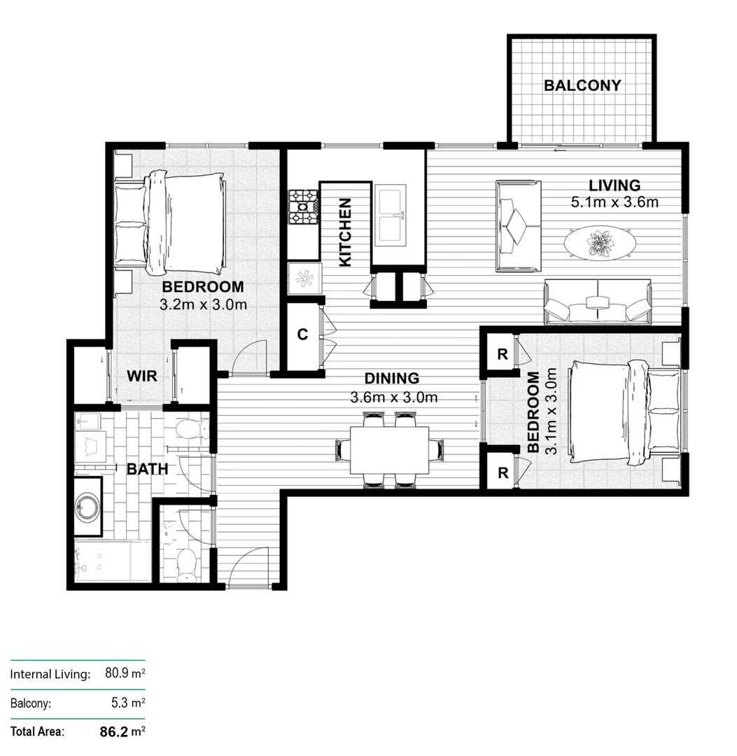 Light-Filled Haven with Sophisticated Modern Upgrades Underway