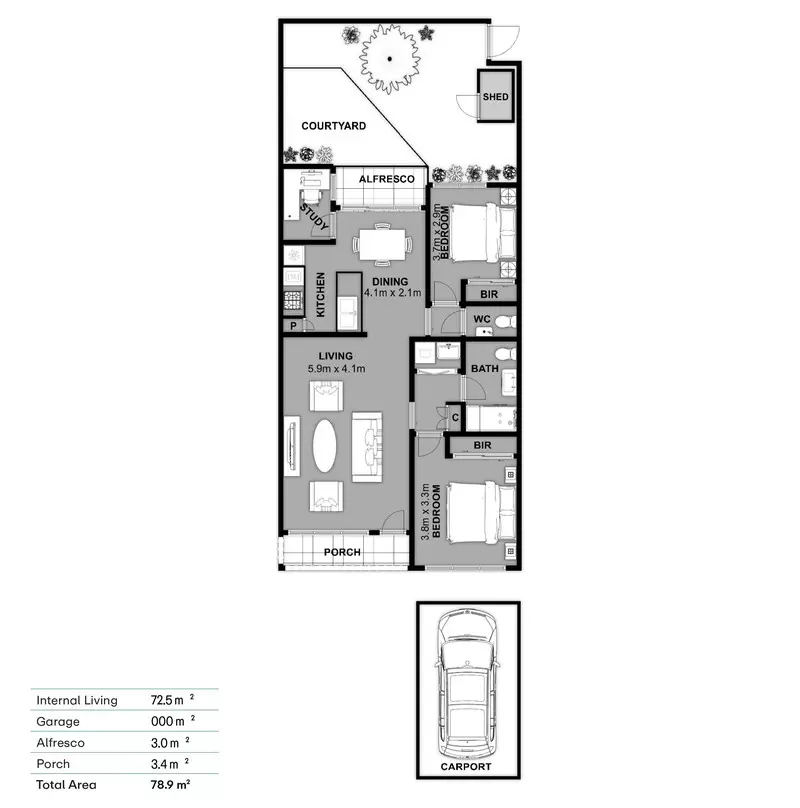 Renovated, Private Unit, Moments from Village Life