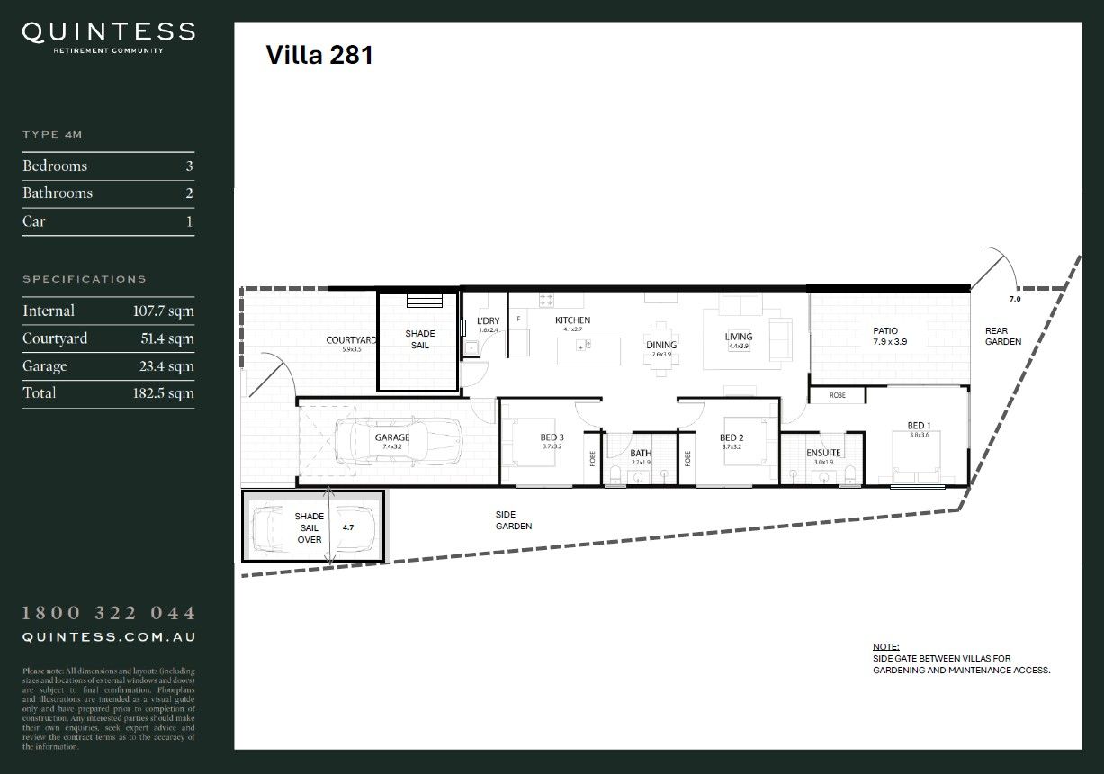 A must see 3 bedroom villa ready to move in now. Villa 281