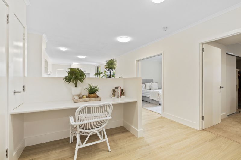 Light-filled ground-level two-bedroom apartment