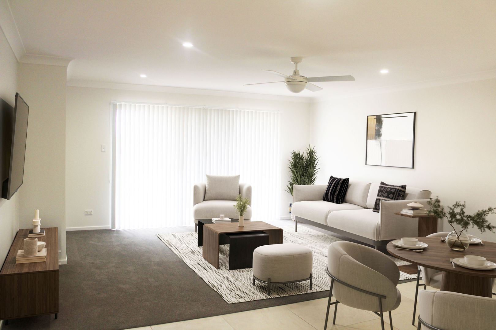 Freshly Refreshed Living with Beautiful Northerly Views