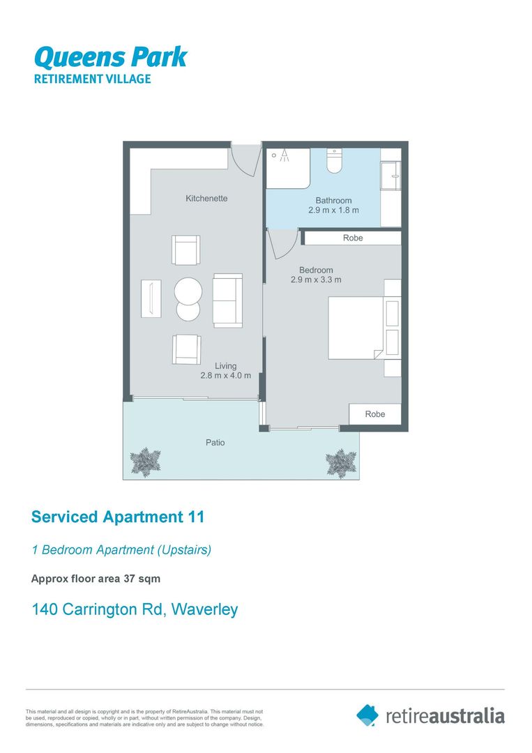 Time for you to enjoy your retirement at Queens Park!