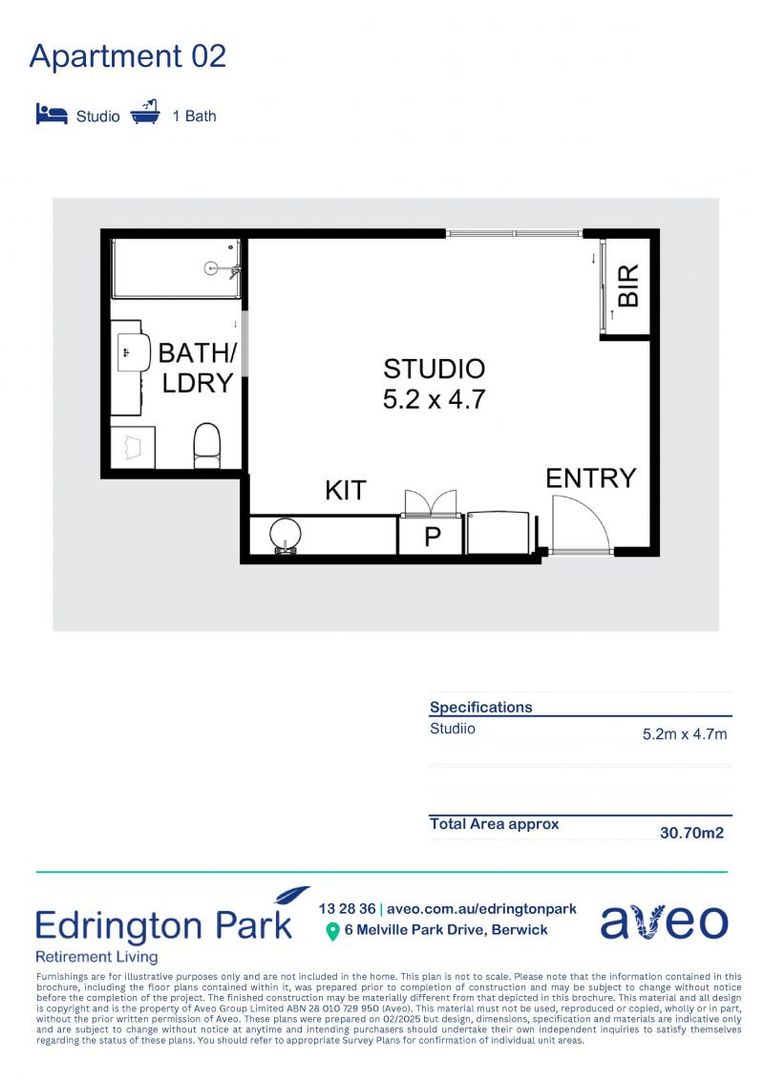 Modern apartment close to the community amenities