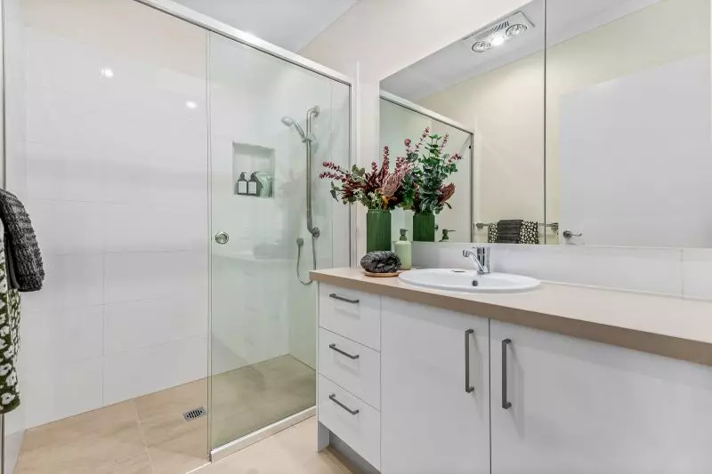 Rare north-facing corner home with garden views