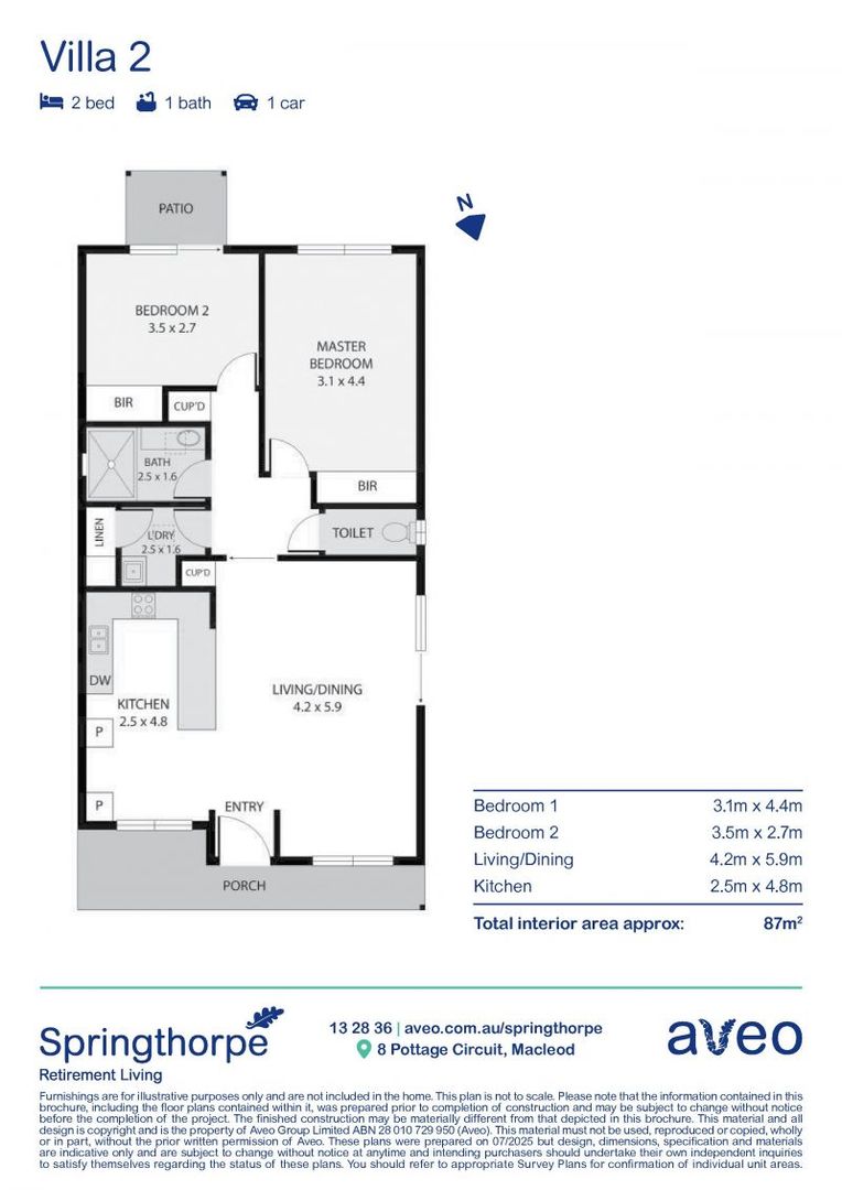 Serene living with parkland views!