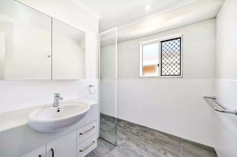 A quiet, peaceful garden surrounds this large 3 bedroom villa