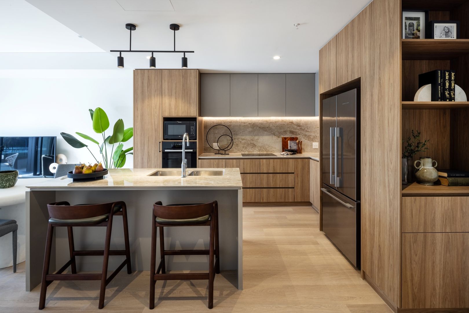 Generous, light-filled two-bedroom residence with a private balcony