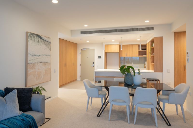 Spacious apartment filled with natural light, overlooking golf course