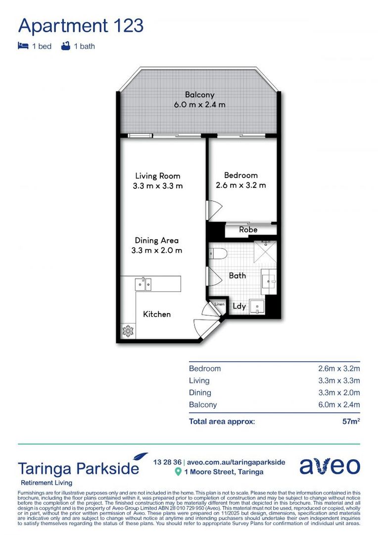 Lovely one-bedroom serviced apartment