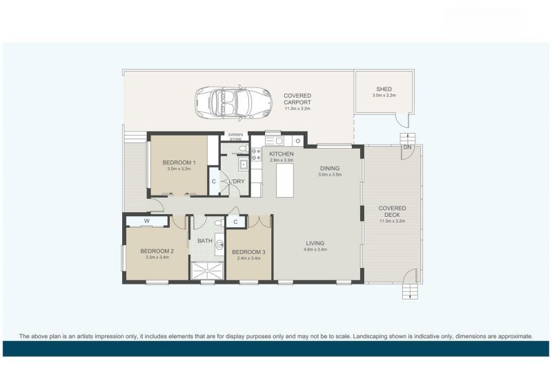 Quiet Modern Living  - Spacious Outdoor Entertaining