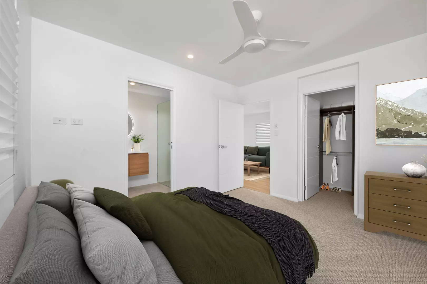 New Modern - 2 bedroom + study