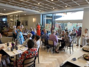 Commemoration of residents' contribution at first anniversary of Hawkins Place