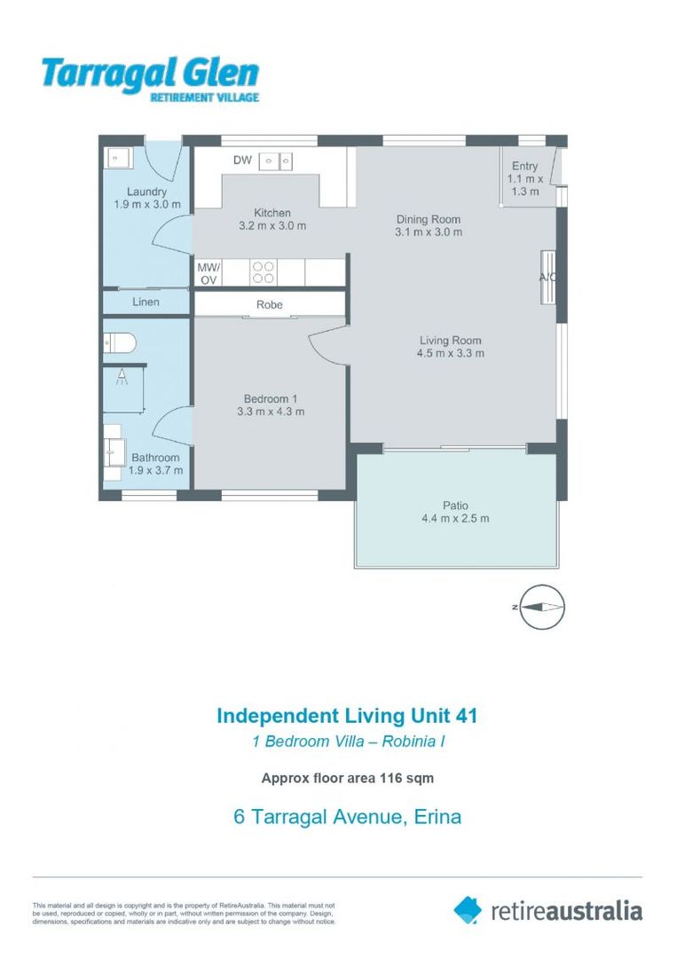 Enjoy the morning sun from this ground floor East facing Unit