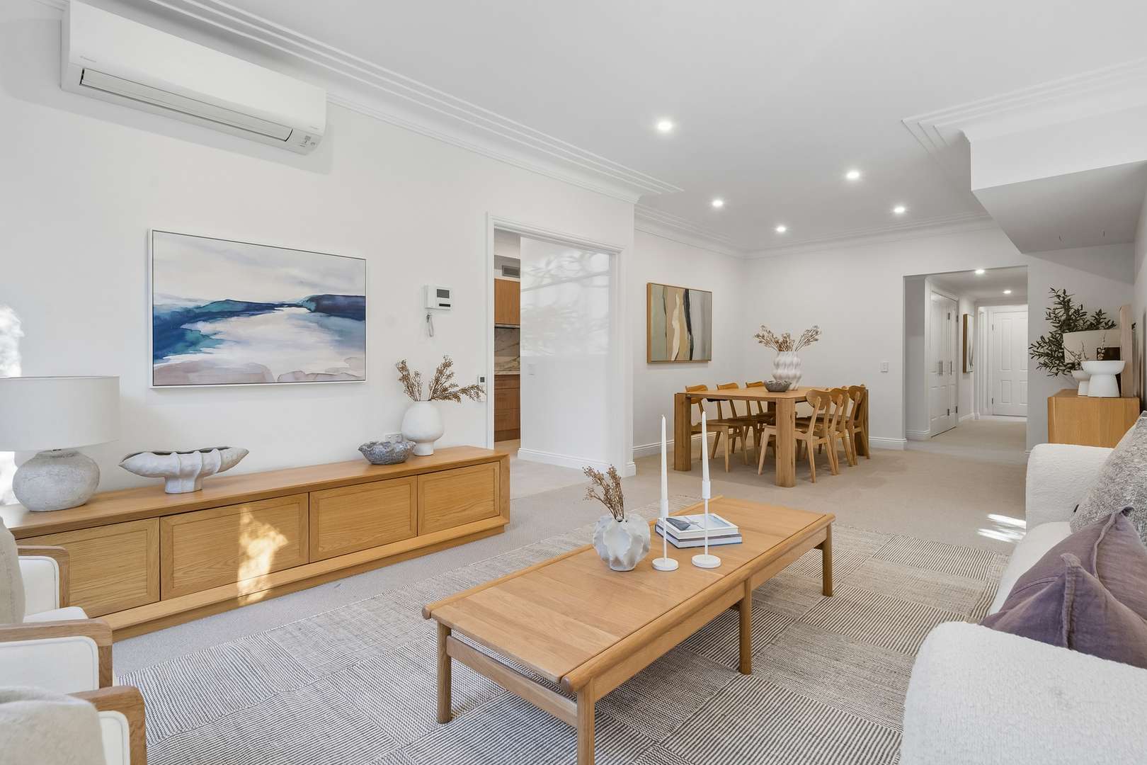 Contemporary three-bedroom apartment in a prime village setting