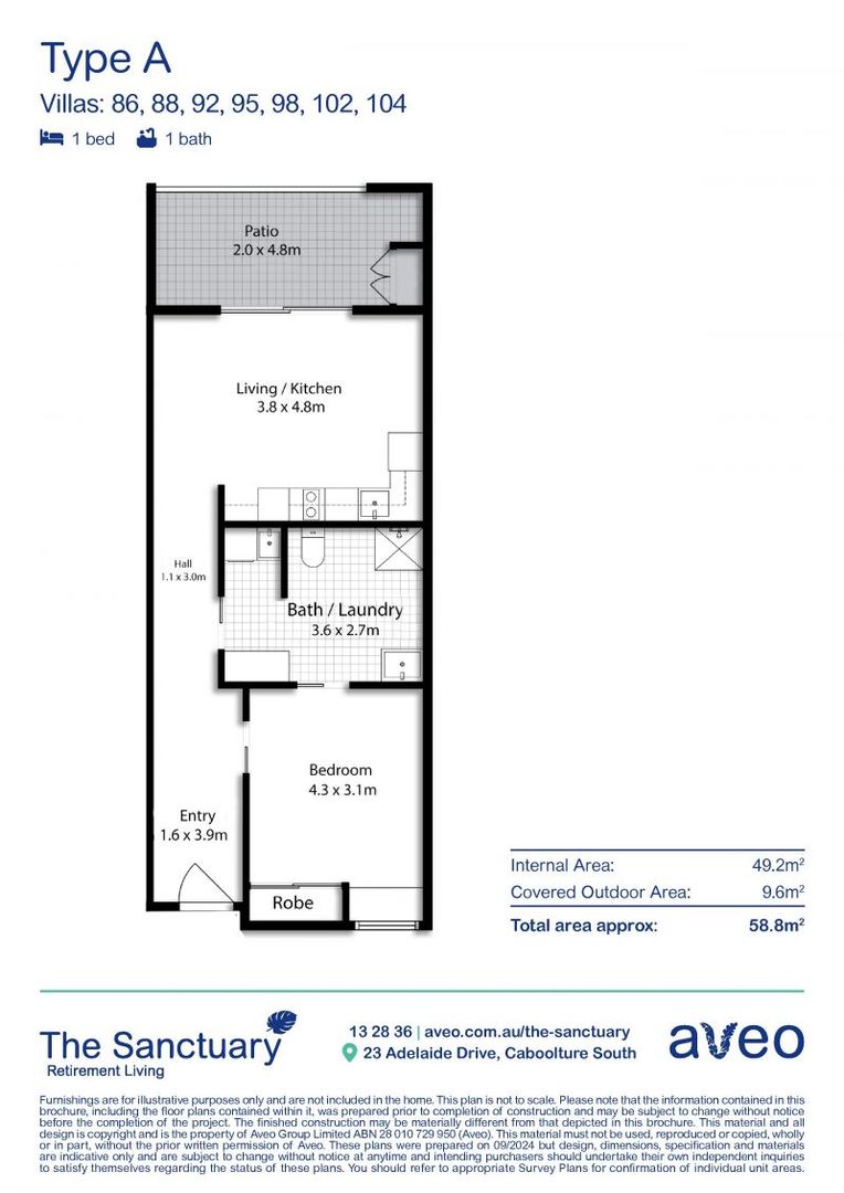 COMING SOON – Modern One-bedroom Villa