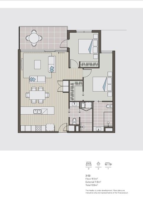 Bright and Welcoming 2 Bedroom