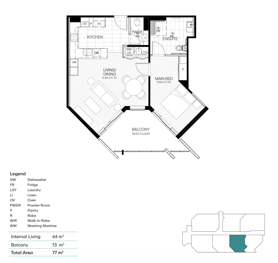 Stylish Brand New Retreat located on the First Floor