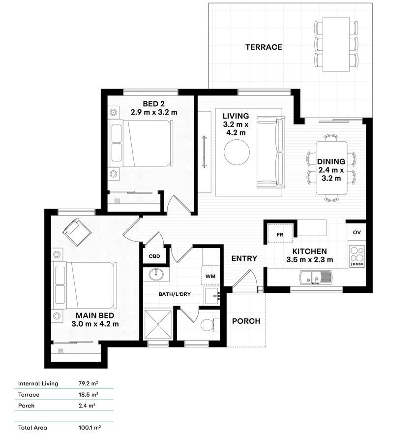 Low-Maintenance Villa with Garden Outlook Near Clubhouse