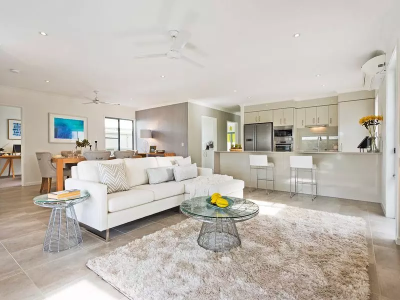 Spacious open planned design with a traditional verandah