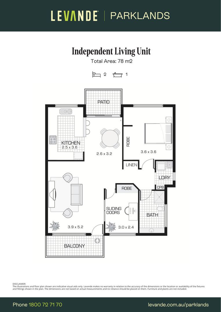 Unit 119 | Two Bedroom