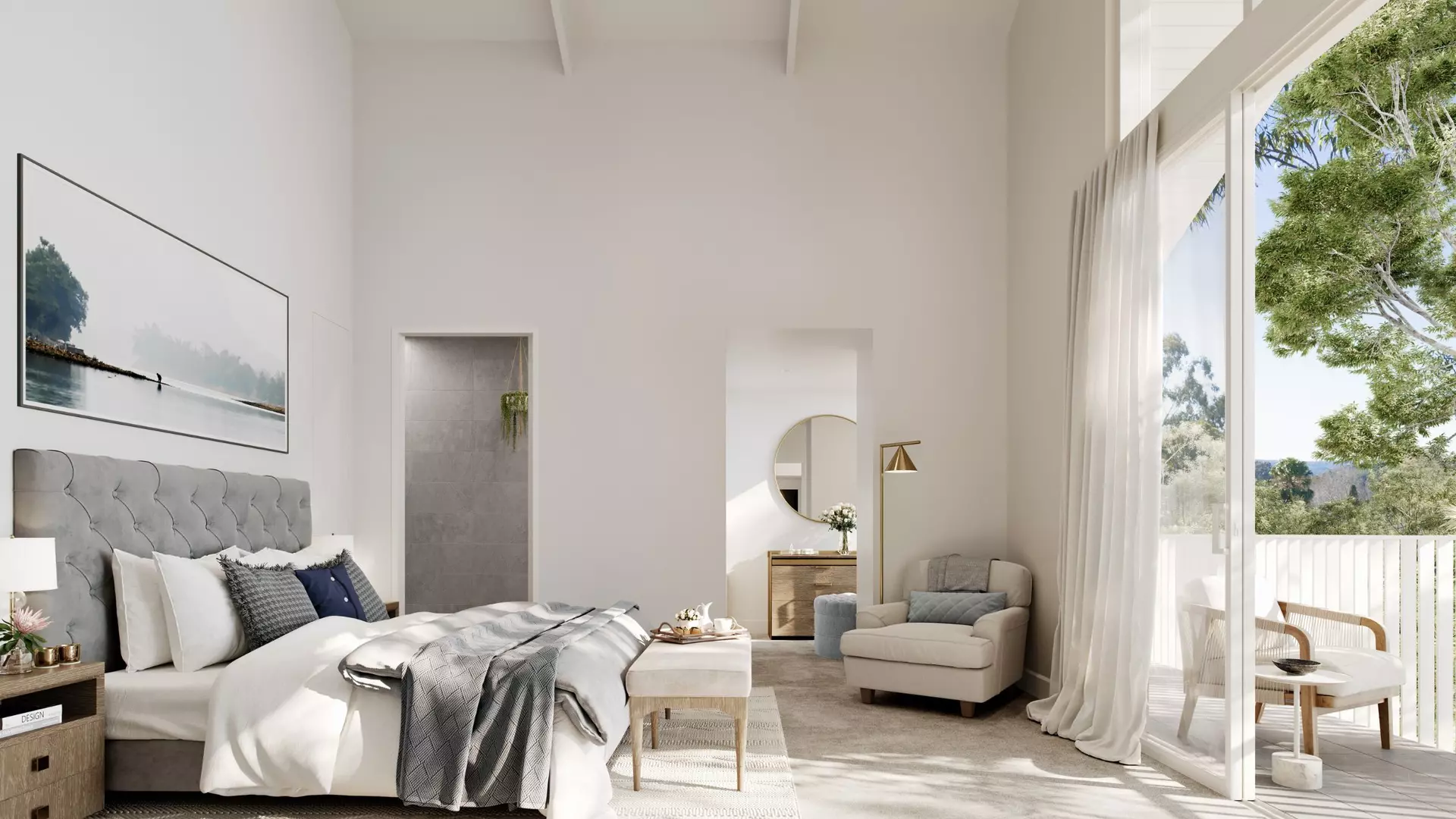 Oversized 3-Bedroom Residence with House-Like Proportions