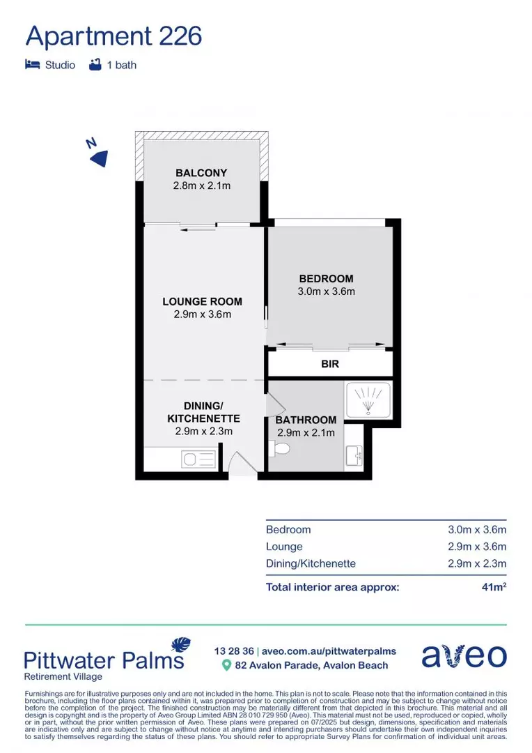 Bright and serene apartment