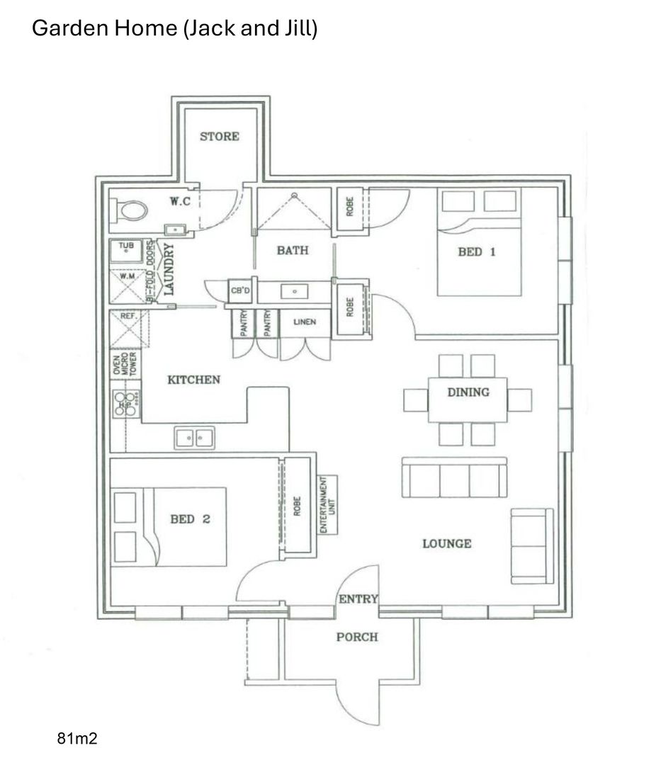 Stylish Garden Retreat Just Steps from Community Centre