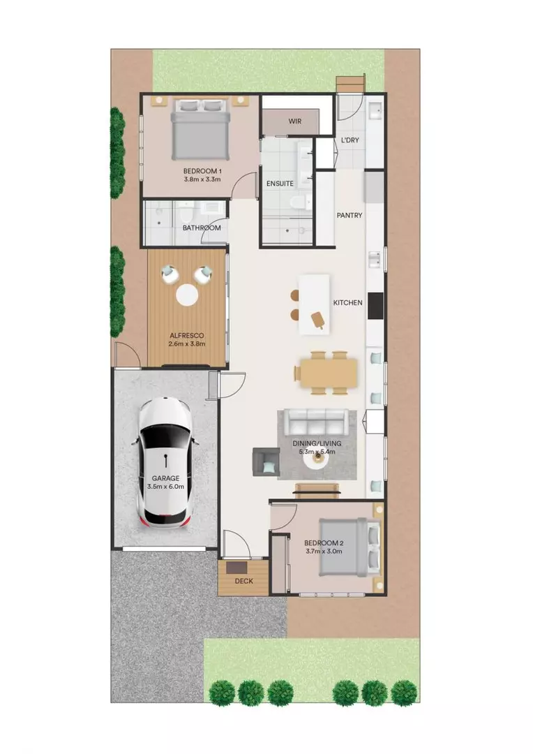 Prime Clubhouse position, perfectly designed