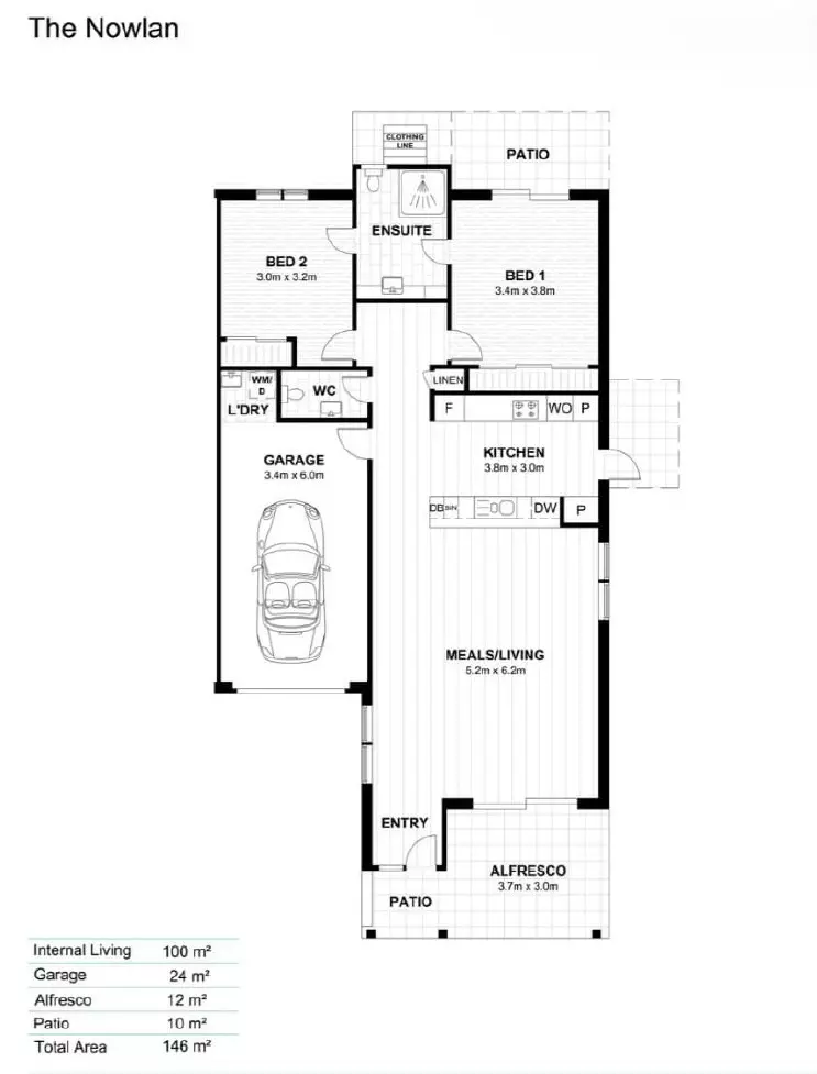 North-Facing Villa with Alfresco