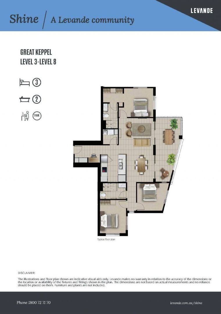 Top-Floor Living with Water Views